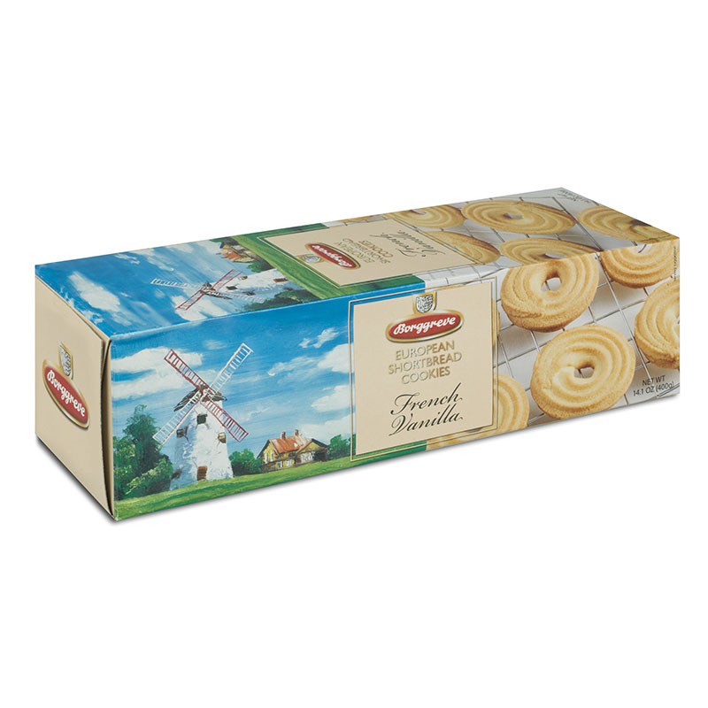 French Vanilla Cookies • Shortbread Cookies from Borggreve - German biscuits - pastries