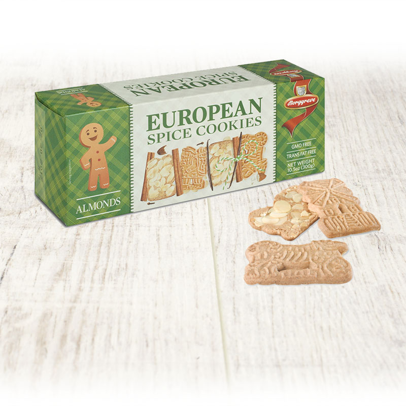 European Spice Cookies Almonds