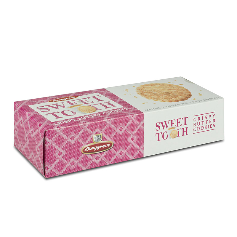 Sweet Tooth Crispy Butter Cookies • Butter biscuits from Borggreve - German biscuits - pastries
