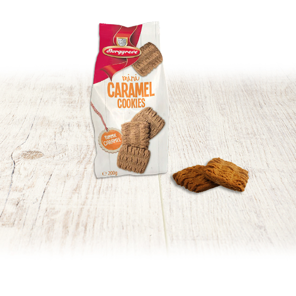 Mini Caramel Cookies - Borggreve rusk and biscuit factory, Germany