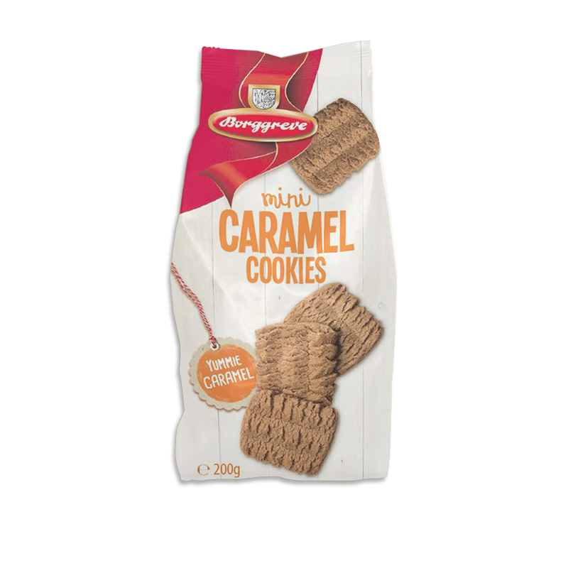 Mini Caramel Cookies - Borggreve rusk and biscuit factory, Germany