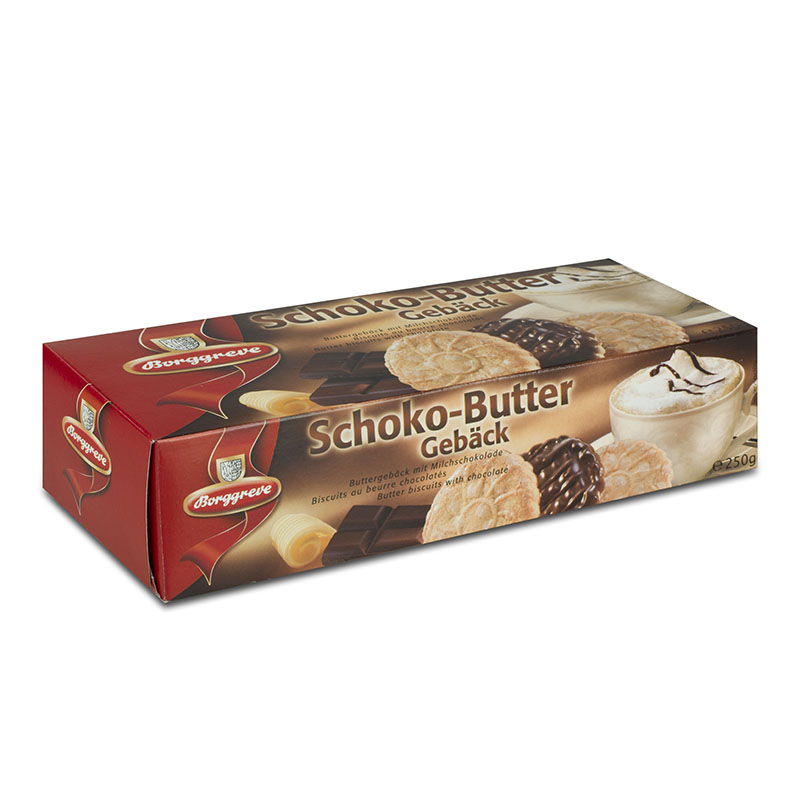 Schoko Butter Gebäck • Buttergebäck von Borggreve - Jahresgebäcke - Dauerbackware
