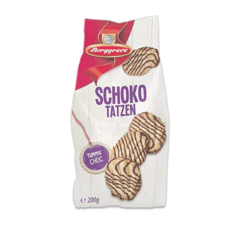 Schokotatzen • Spritzgebäck von Borggreve - Schokoladenkekse - Jahresgebäcke - Dauerbackware