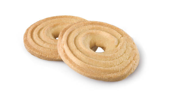 European Shortbread Cookies Traditional Butter. Sortbread biscuit rings.