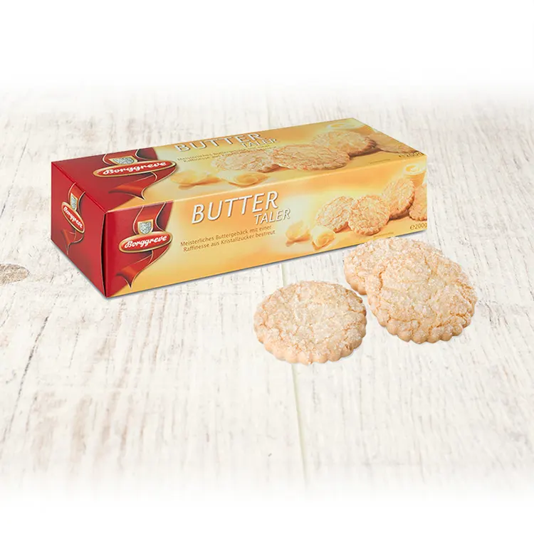Butter-Taler • Buttergebäck mit Kristallzucker von Borggreve - Jahresgebäcke