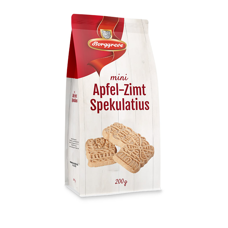 Mini Apfel-Zimt-Spekulatius • Weinachtsgebäck von Borggreve - Mini Spekulatius - Saisongebäck